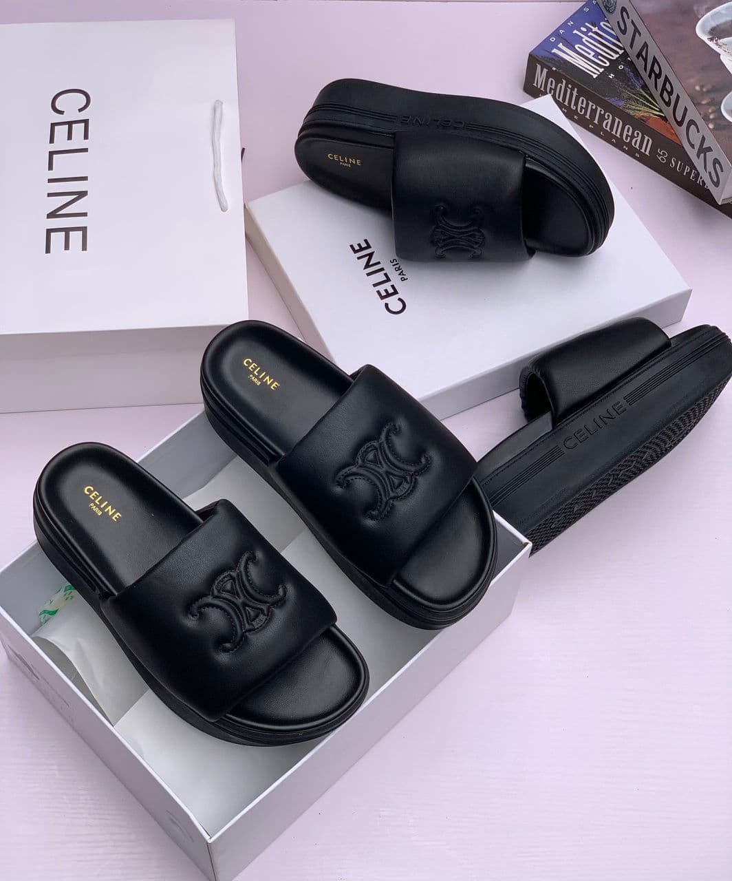 Celine Luxe Slides